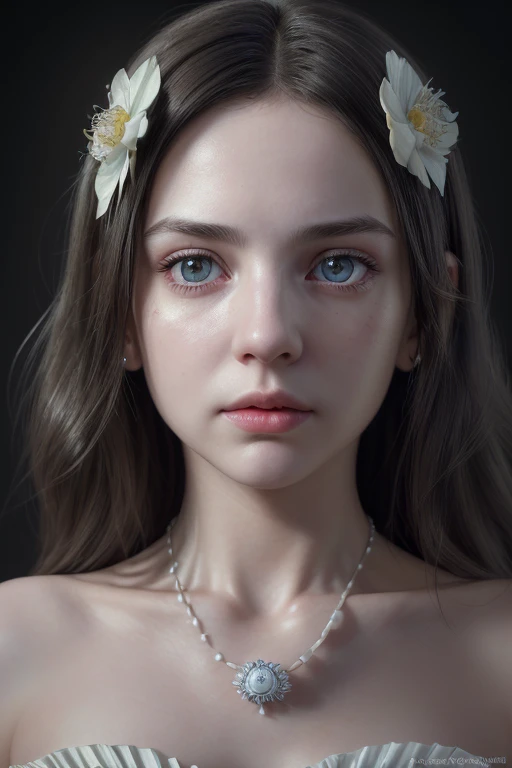 British girl, White skin, beautiful woman, long wavy black hair, light eyes, big eyes highlighting, short white dress with flower details, Full body, slim waist, small breasts, fleshy mouth, jade necklace, small earring.
[(Hassleblad H6D-400c)], [(medium format image)],[(dreamy)],[(400 mega pixels)], (photorealistic:1.4), (RAW photo:1.2), (8k), (masterpiece:1.3), (realistic), (hyper-realistic), ultra-detailed, illustration, very_high_realistic:1.5 ,very_high_resolution:1.5, HDR, CG, unity, 8k wallpaper, Amazing ,finely detail, official art, extremely detailed CG unity 8k wallpaper, (best quality), incredibly absurdres, ultra-detailed, light on face, cinema lights, cinematic lighting, professional lighting, photon mapping, radiosity, physically-based rendering, solo focus, sharp focus,
highres, extremely detailed ,extremely delicate and beautiful, intricate detail, facial muscles, beautiful detailed girl, natural makeup, extremely detailed face,  looking away.
 
