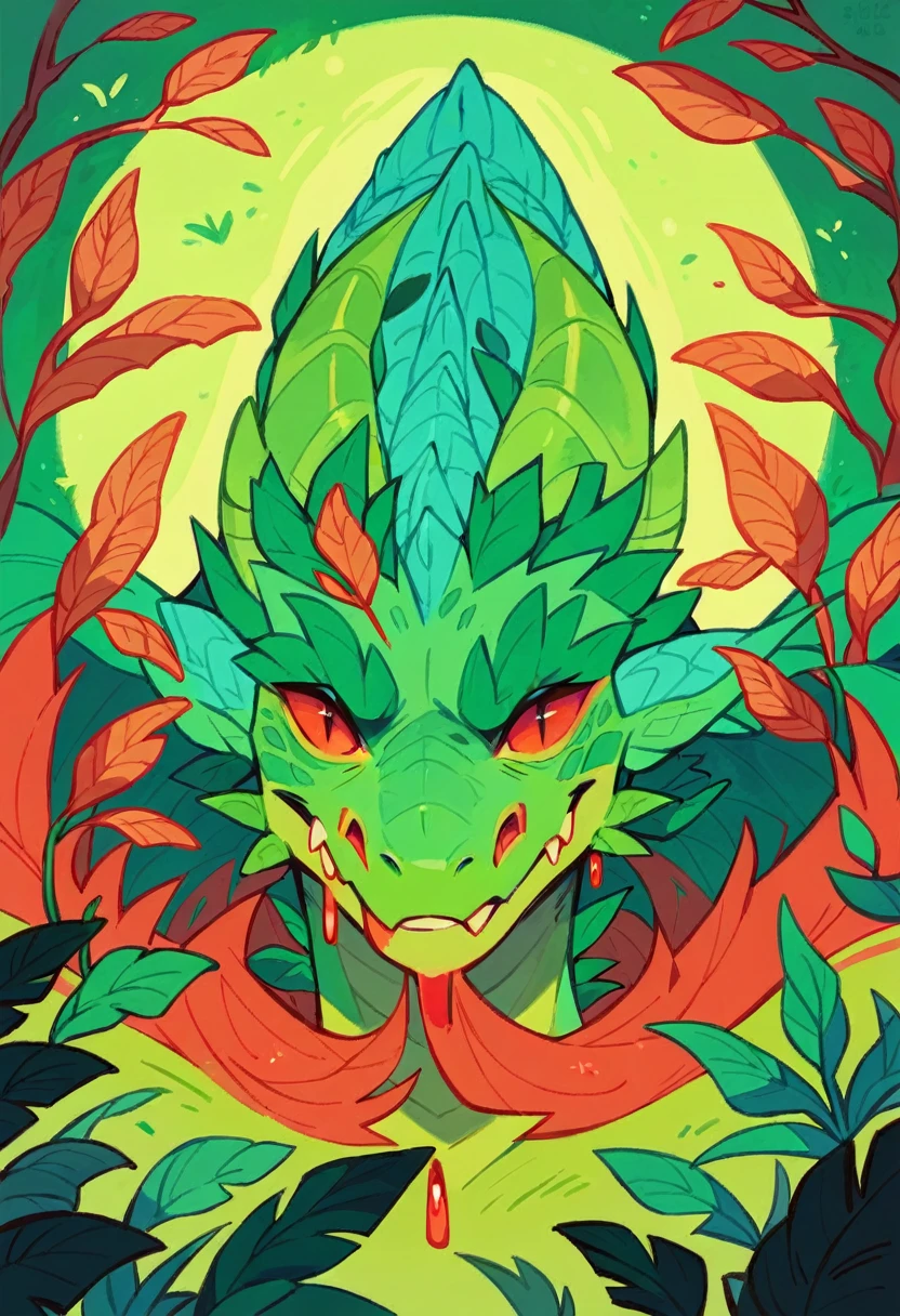 1 green dragon,mystical, not chines style  , around marijuana plants, in a grow room with red LEDs illuminating the plants , realisitic 