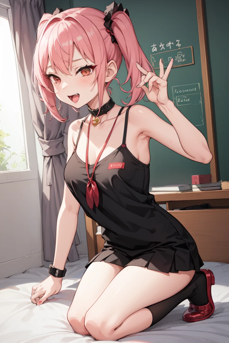 ((2girl lesbians)),Teacher becomes slave to loli girl,