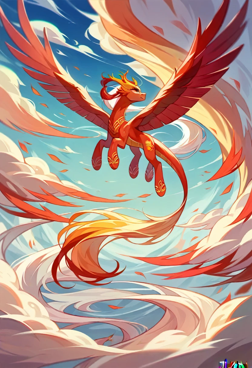 offcial art, 8k unified wallpapers, ultra detaild, beautiful and aesthetic, work of art, best qualityer, (tangle, tangle, entangle), ) ,, very detailled, (shiny colors), oc, (half: 1.2), china, (thangka flying sky: 1.5), (), (), (1.5), Chinese dragon, Chinese phoenix, (ssmile: 0.5), (Chinese deity),