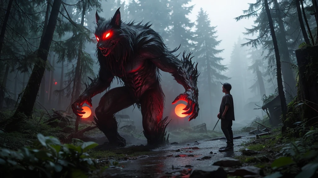 Sure, here's the translation:

"The Shadow Wanderer is one of the ancient urban legends, said to lurk mainly in deep forests and abandoned ruins, places beyond human reach. It is believed to be about 2.5 meters tall and weigh around 150 kilograms. Its appearance is characterized by a body like black mist and glowing red eyes."

If you need any further assistance, feel free to ask