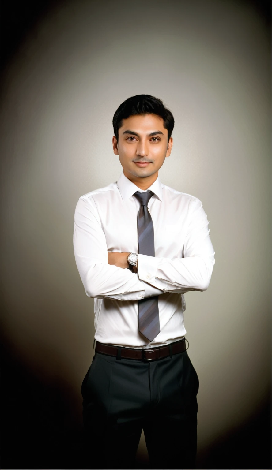 arafed man in a white shirt and tie posing for a picture, professional profile picture, professional profile photo, professional picture, detailed professional photo, amazing professional picture, full body photograph, corporate portrait, corporate photo, full body portrait shot, professional corporate portrait, professional portrait, full body photgraph, mid shot portrait, professional portrait photo, corporate portait