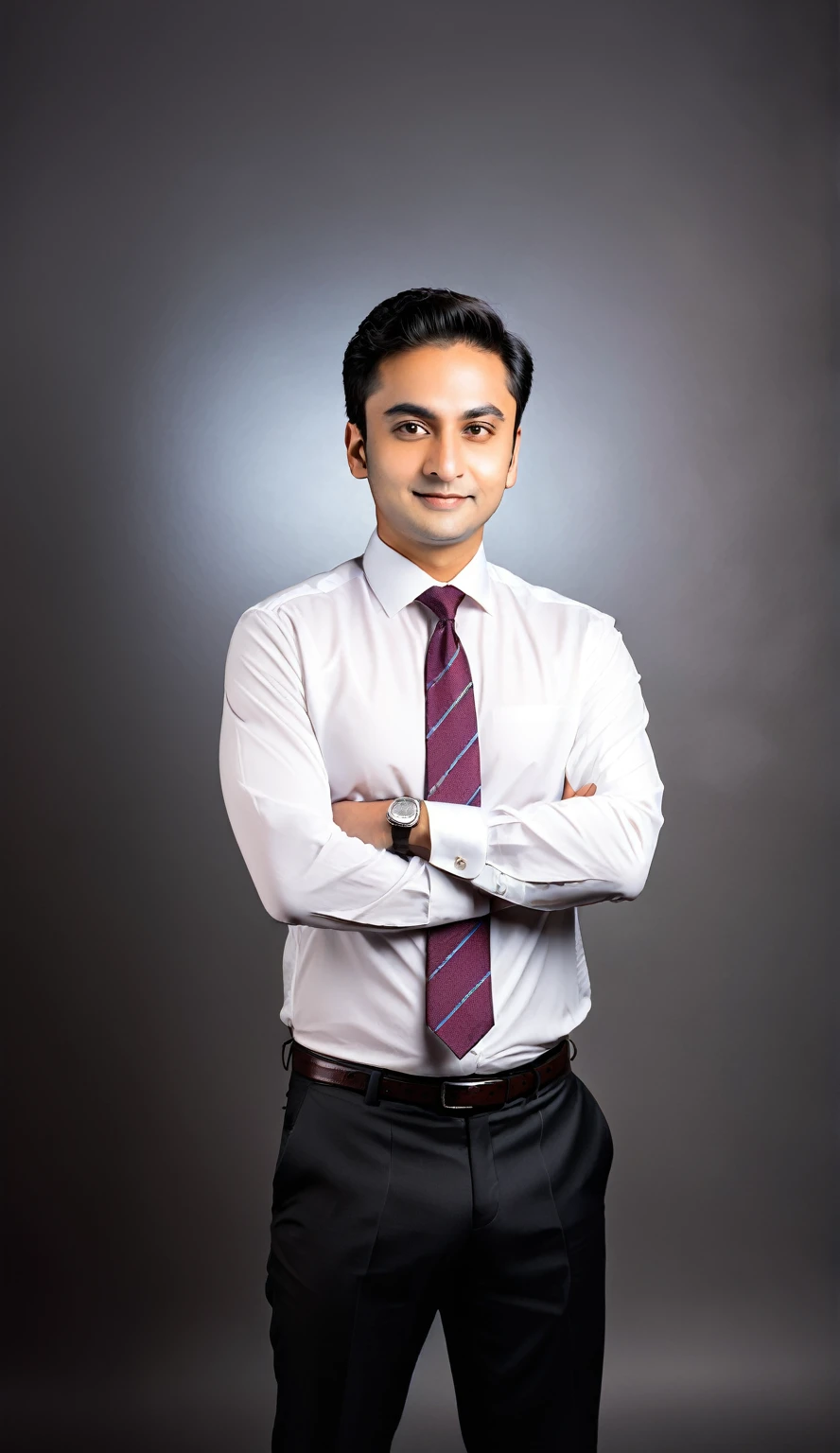 arafed man in a white shirt and tie posing for a picture, professional profile picture, professional profile photo, professional picture, detailed professional photo, amazing professional picture, full body photograph, corporate portrait, corporate photo, full body portrait shot, professional corporate portrait, professional portrait, full body photgraph, mid shot portrait, professional portrait photo, corporate portait