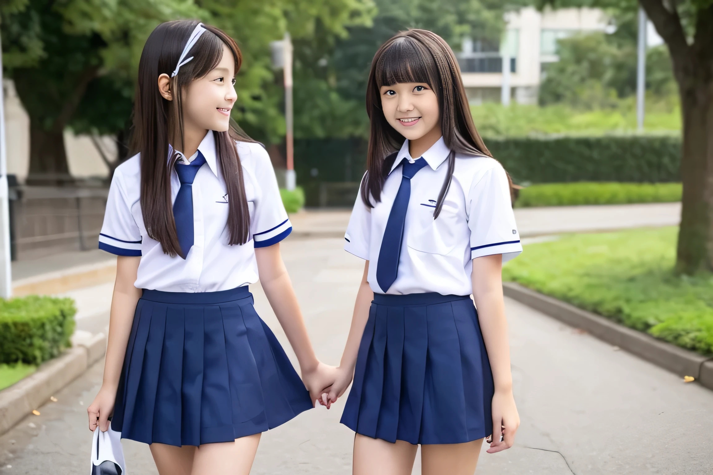 、middle Schooopen、uniform、School、Embarrassed、Short skirt