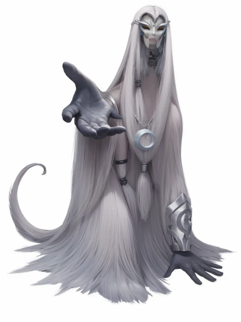 Humanized, with woman’s face 