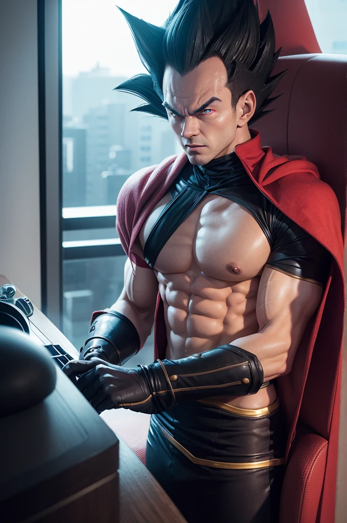 Do majin boo with vegeta's face