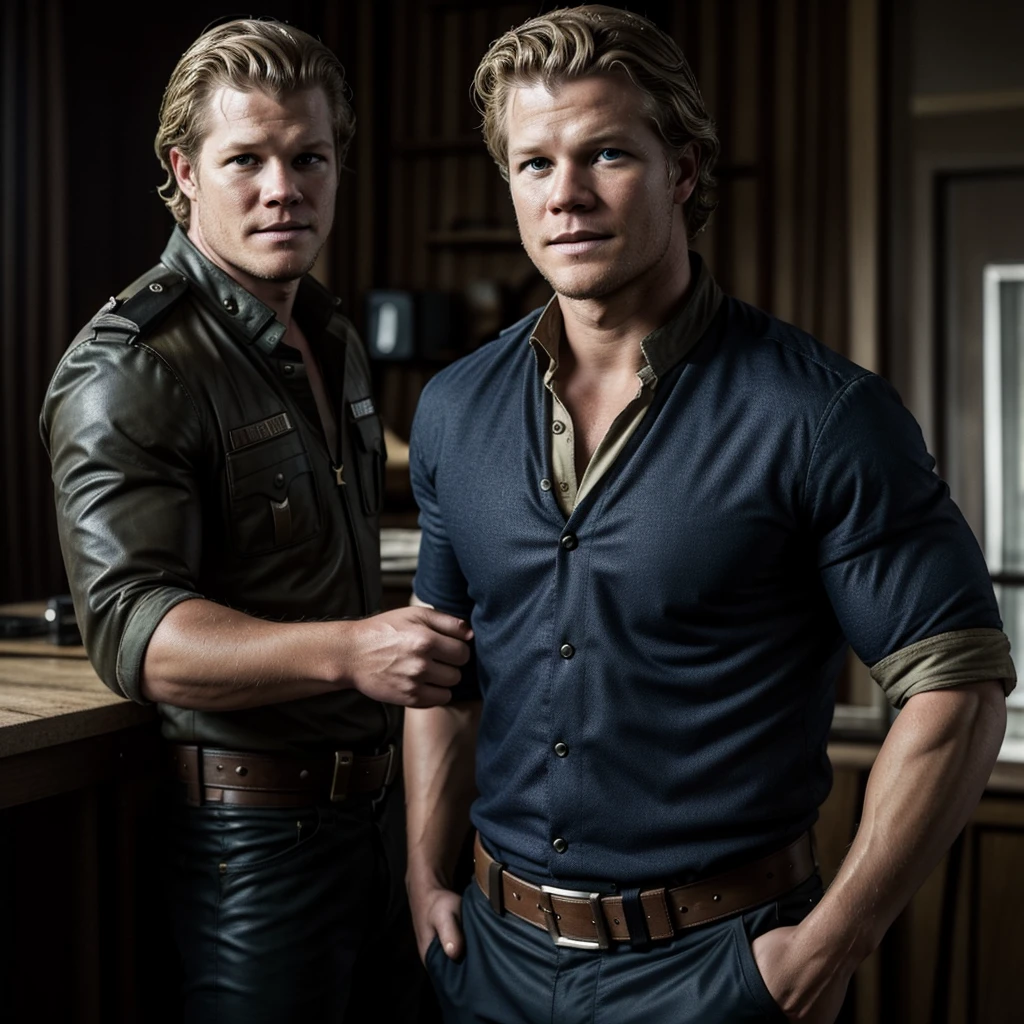 Christopher Egan as Captain David Shepherd ( TV series "Kings " )