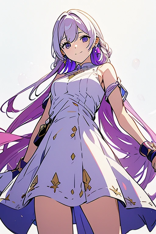 1 girl in, purple color hair、Purplish pink eyes that dreamers desire, (Blonde hair) , small stature, Colossal tits, Lori, (masutepiece:1.2, Best Quality), (finely detailed beautiful eye: 1.2), (beautifull detailed face), (perky chest:1.1), (pointed chest:1.0), (cakes magazine cover:1.3)，(Best Illumination, extremely delicate and beautiful), sexy pose,make a cocktail , in a bar counter, ((Cinematic Light)), Dramatic light, (Pale white background:1.5), Short bob hair（1:3）、Ultra Contrast、Braid a little around the ears, White long dress、only has 5 fingers、Her pussy is visible through the white thong、Wet pants、You can see inside your underwear、full of sweat、mocking look、diaper、nffsw,Arms crossed、grab the arm、Shoot from below,Best Quality、Large breastuscular pussy、Pubic hair,high-level image quality、hightquality、8K,perfect hand、5 fingers、finger pin、Perfect Finger、T back、Naked、noise cut、bullet hand、Her hair color should have been a brighter purple.The skirt part is also carefully expressed..、Purple skirt、the skirt is floating in the wind、Dark purple panties、Pubic hair majority,(with sparkling eyes and a contagious smile),open mouth,from below:1.2, highest quality, high resolution,Real World, Natural light,perfect Natural light, Looking at Viewer,
