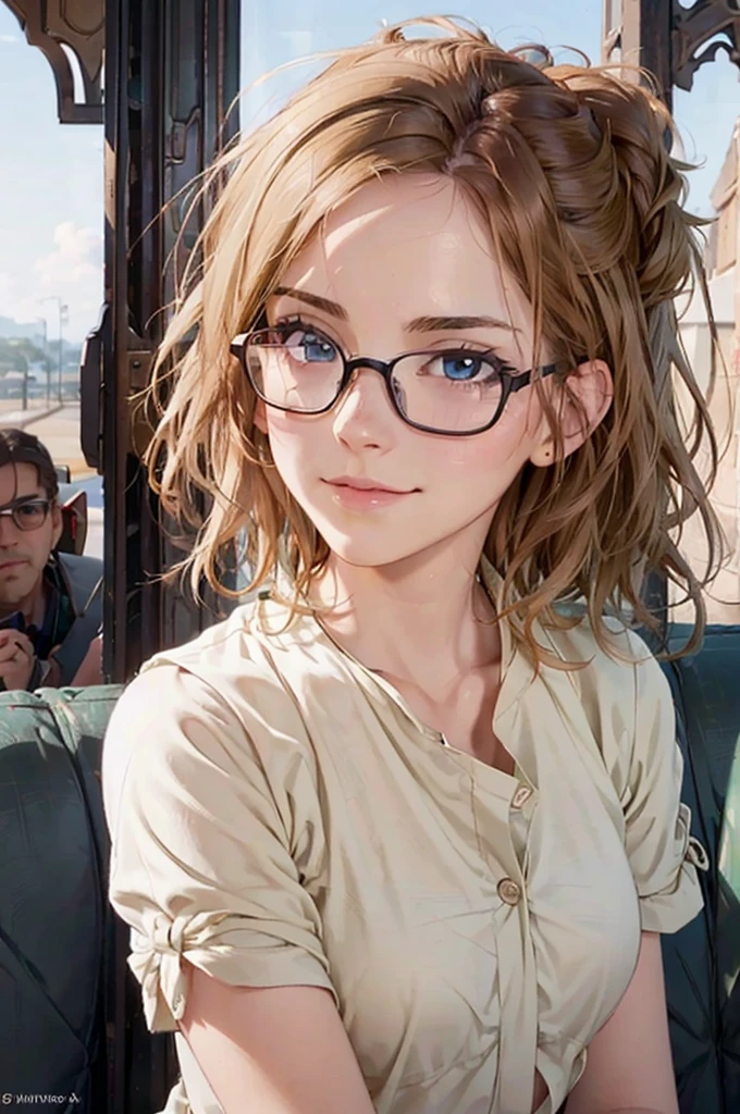 Masterpiece, 最high quality, high quality, High resolution, high quality texture, high quality shadows, High resolution, Beautiful details, Detailed CG, Detailed Texture, Realistic representation of face, Realistic, colorful, delicate, Cinematic Light, Side light, Lens flare, Ray Tracing, sharp concentrated, (1 Girl,concentrated:1.3), ( Intricate details, compensate, PureErosFaceV1:0.5), (細部まで美しいdelicateな顔, 緻密で美しいdelicateな瞳, Perfect Facial Proportions, Dense skin, Optimal ratio of four fingers to one thumb,Unified 8k wallpaper, Arms under chest, Modest chest, Wide Hips, Smooth upper abdomen, 35 years old, blue eyes, glasses, air fortress hair, blonde hair, house wife, the gaze of true love, lips of temptation, A look full of compassion ,a smile full of love, i love you, Acting lovey-dovey, I love you so much I'm crazy,
England, St. Pancras station, platform, big trunk, adventure journey, departing with my love in the morning, waiting for the train to arrive
