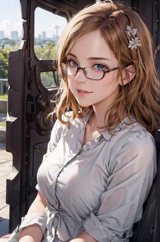 (masterpiece:1.2, highest quality), (realistic, photorealistic:1.4), beautiful illustrations,
looking at the viewer, whole body, Front view:0.6,
1 female, Japanese, high School girl, ((medium hair:1.5)), blown hair, bangs, hair between eyes, big breasts:0.8,
beautiful hair, beautiful face, beautiful and detailed eyes, beautiful clavicle, (Chubby body type:1.5), beautiful breasts, beautiful thighs, beautiful feet, beautiful fingers,
(beautiful scenery), , School,
((white shirt , gray plaid jacket and pants, Blue plaid tie, round glasses, choker)), (put your hand on your chest, hand between legs), blush