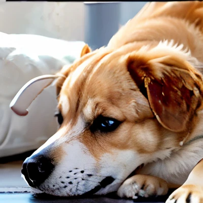 REAL IMAGE OF DOG WITH FEVER SYMPTOMS