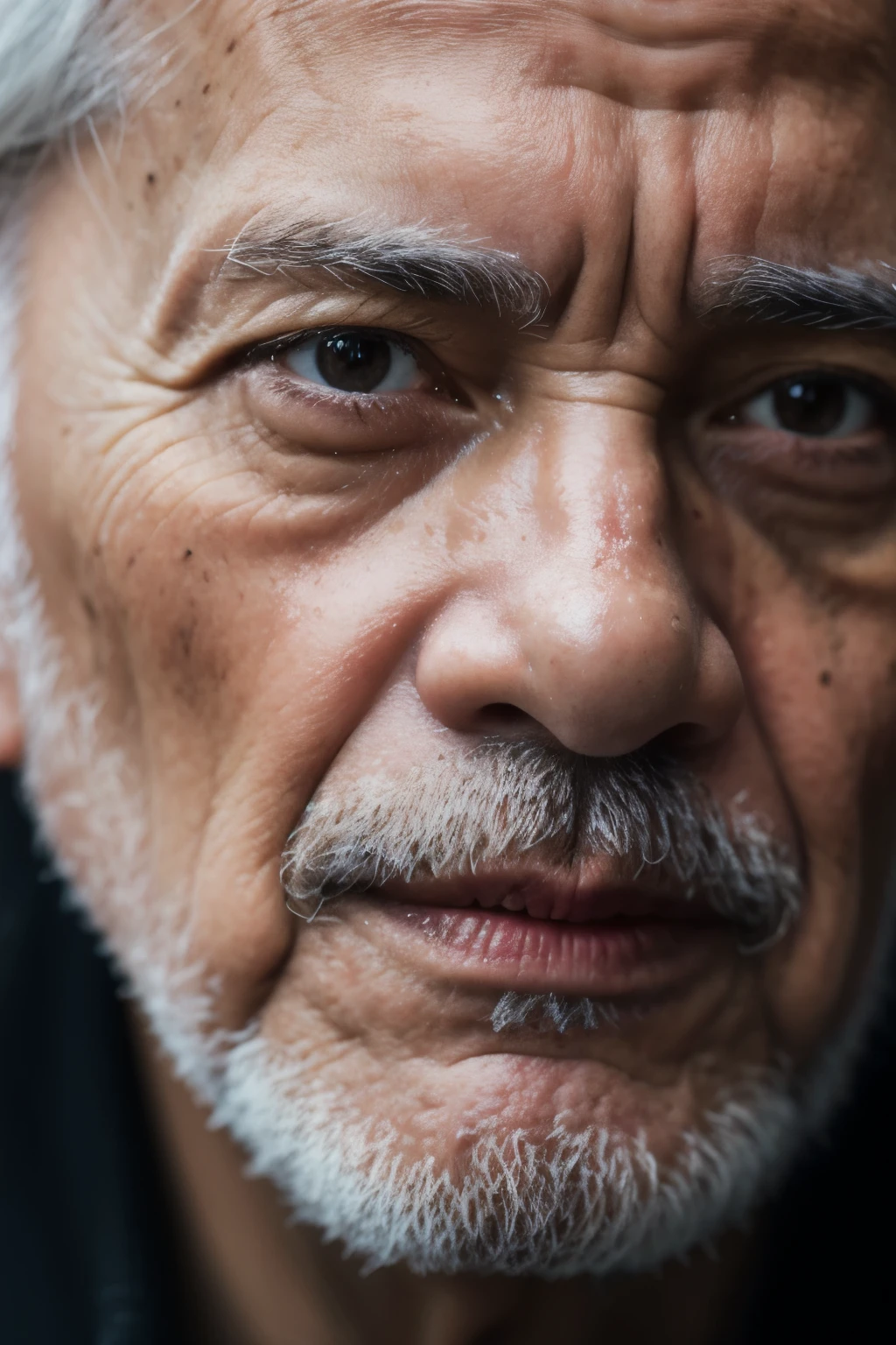 close up, 4k, cinematic, old man. , professional photo