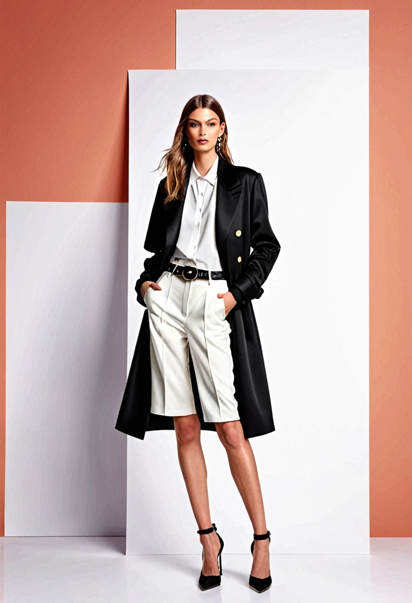 You can make a Powerpoint background to make a presentation on fashion design