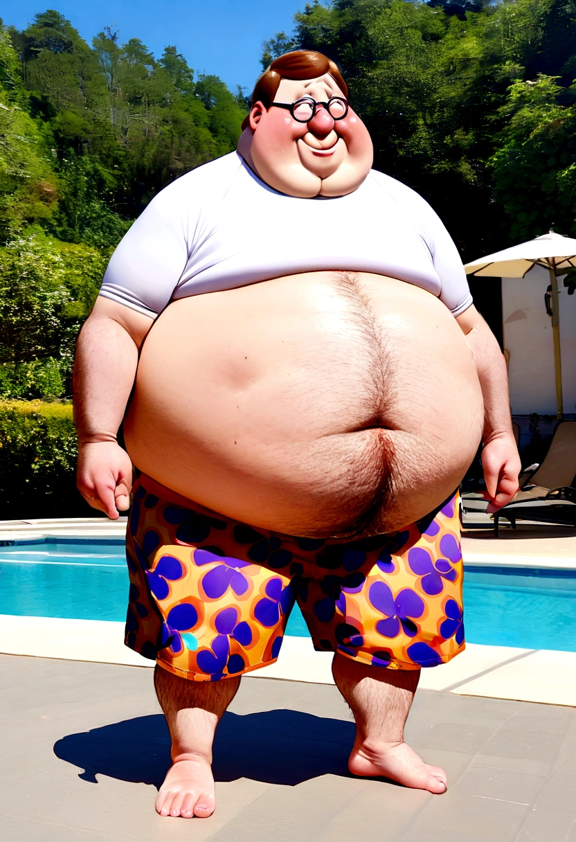 (Fat old man wearing glasses:1.3),Brown Skin,masterpiece, Highest quality, Ultra-high resolution,rich contrast,super high quality,8k,Highly detailed CG unit wallpaper,texture,Incredibly absurd,Ultra-high resolution,RAW Photos,Blue and white checked loincloth,(((Wet))),blush,1boy,reinokabe, checkered wall, english text, checkered background,topless,(look up:1.3),Serious,smile,vogue,(((Are standing_Split)))