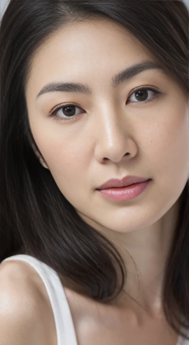 (Gorgeous 45 year old middle-aged Japanese female model),Facial wrinkles、Fine dirt