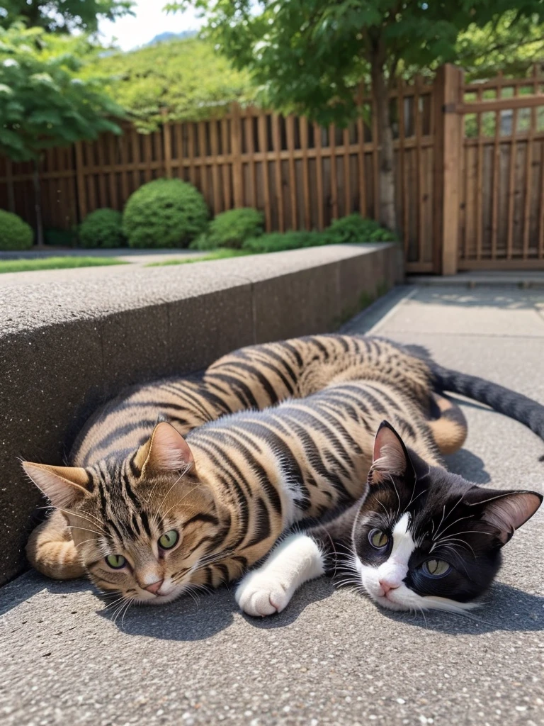 Cat、Catだけ、Kizitora、Lying down、Asahi、In town、