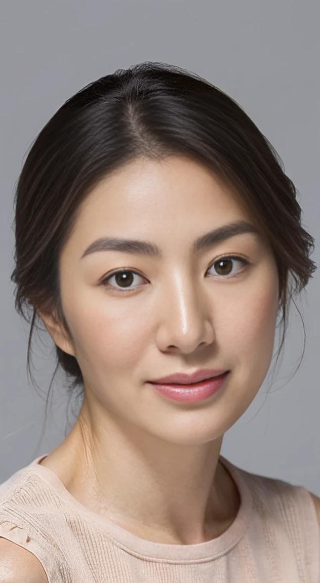 (Gorgeous 45 year old middle-aged Japanese female model),Facial wrinkles、Fine dirt、Sunburn