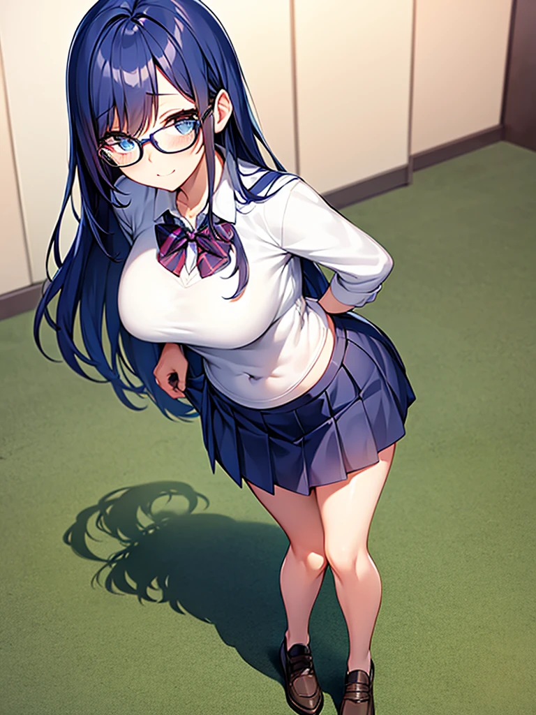 score_9, score_8_up, score_7_up, score_6_up, score_5_up, score_4_up, (source_anime),Delicate beautiful girl,  spread legs, tactile hair, black hair, Glasses, classroom, big tits, black pantyhose, open suit, sailor suit, panties, Pleated skirt,brainwashing,empty eyes,(((NSFW)))((question mark))((upper body))