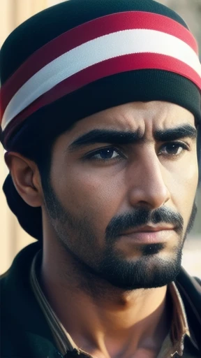 Men syrian. focus in face