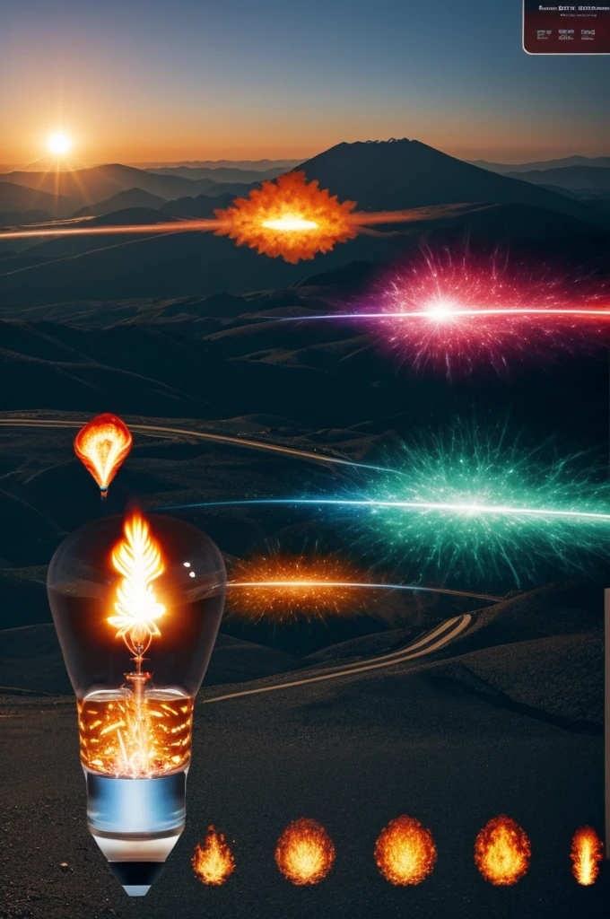 Create an image about the different types of energy just give me 5