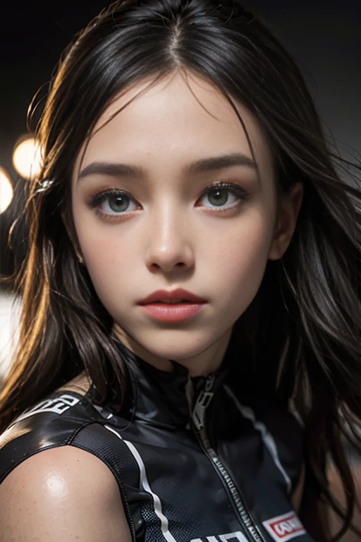 (Very detailed, 8K, Original photo, 最high quality, masterpiece:1.2), High-definition RAW color photos, Professional photos, (whole body:0.6), (Actual, photo Actual:1.37), ((最high quality)), 1 Girl, Light, (More subtle facial details:1.2), (masterpiece:1.5), (最high quality:1.2), (Big Breasts:1.4), From below, Beautiful female cyclist dynamically pedaling during a road race, high quality (4K/8K), (Actual style:1.37), Bright colors, 生动的灯Light, Detailed facial features, Strong muscles, A look of determination, Aerodynamic Jersey, Light滑的头盔, Attentive eyes, Flowing Hair, smooth pedaling action, Intense competition, Cheering crowd, Mountain Background, Challenging race routes, Professional Equipment, High-performance road bike, speed, enthusiasm, Adrenaline, (Slow motion:1.4), (Motion Blur:1.3), Dynamic Angle,