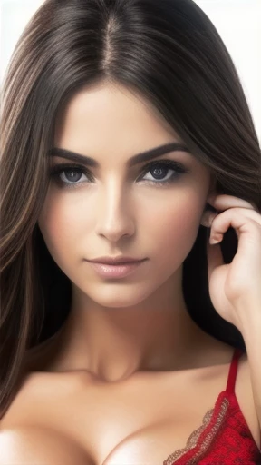 Italian woman, focus in face