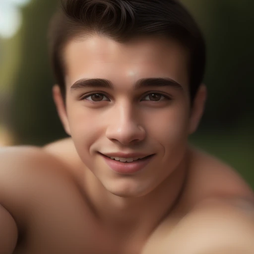 (masterpiece, best quality:1.2),((best quality)), ((ultra res)), ((photorealistic:1.4)), (intricate details), photograph, photo of 22-year-old guy, selfie, upper body, solo, wearing muscle shirt, outdoors, cheerful, happy, looking at viewer, skin texture, photo grain, close up, RAW photo.
