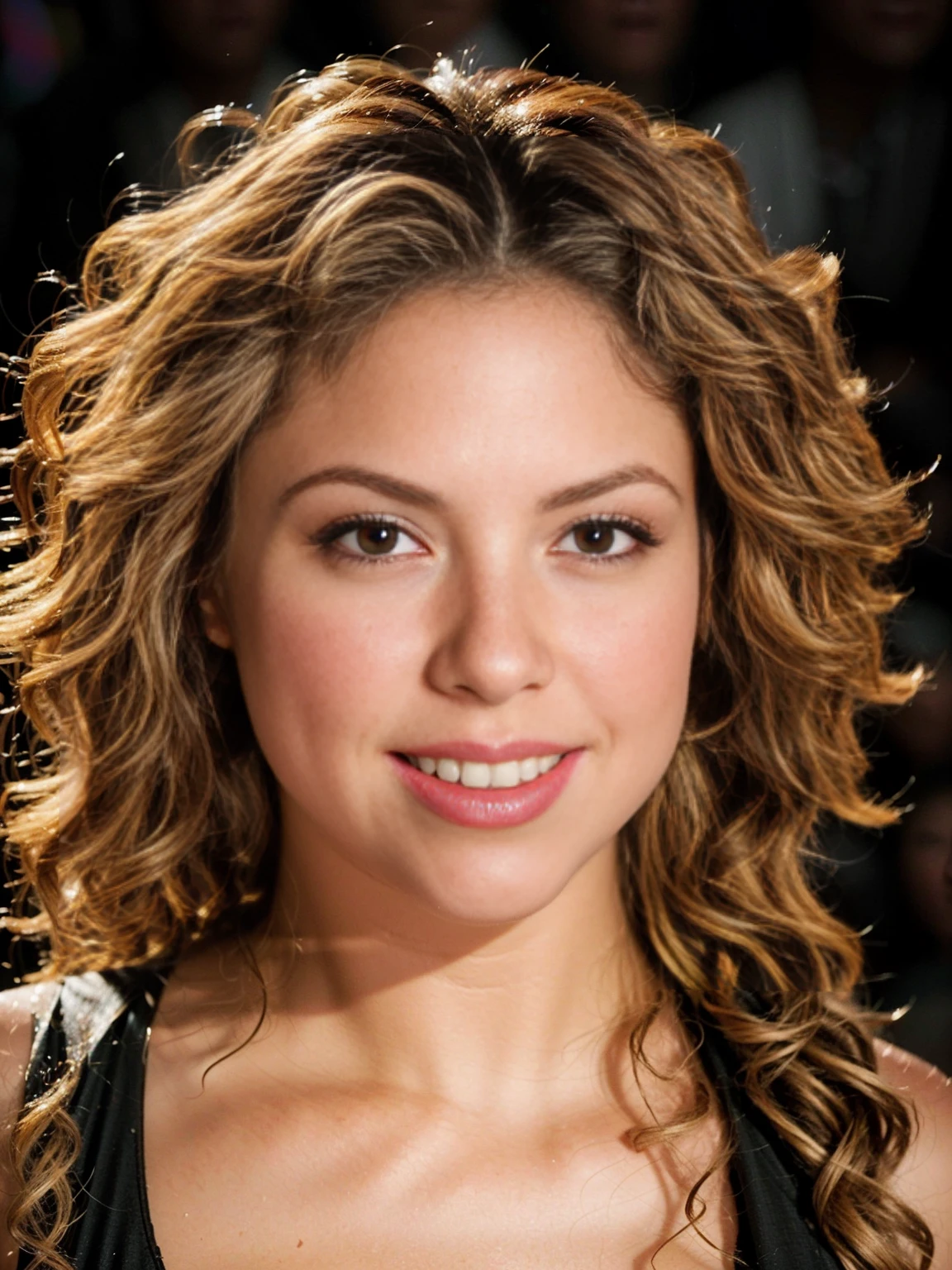 ((FULL BODY SHOT 1.3)), (20 year old girl 1.2, beautiful seductive facial expression 1.2), (the girl is a stripper 1.2, NSFW 1.2, NAKED 1.3, shoulder length hair 1.2), (very sexy Latina woman 1.2, perfect curves 1.2, alluring figure 1.2, nice breasts 1.2), (dancing on the stage 1.2, highly sexually seductive 1.2), (masterpiece, best quality:1.2), 1girl, solo, (best quality,4k,8k,high resolution,masterpiece:1.2), realistic (1.37) girl, (hyper realistic 1.2), (highly detailed face 1.2, Detailed facial features 1.2), (set in a dark lit bar 1.2, dance stage 1.2, bar stage 1.2, cinematic lighting 1.2, highly detailed background 1.2)