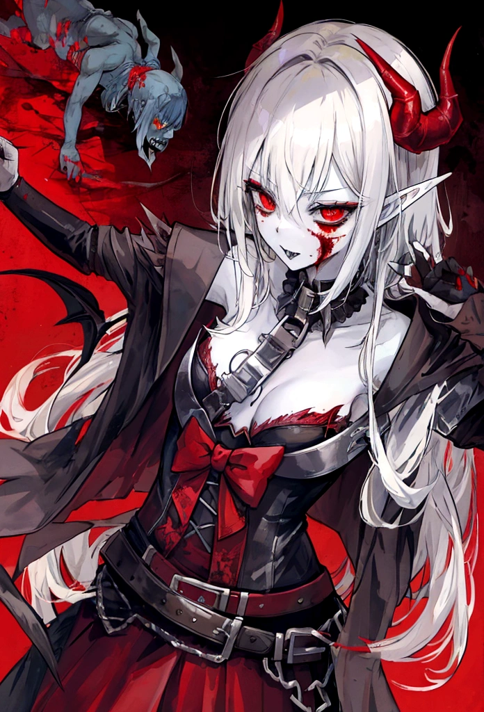 Zombie Hybrid Boy,devil,elf))