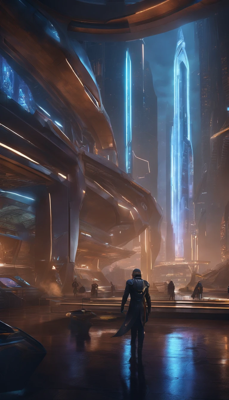 Futuristic city, Valorant legion, the characters have a powers, 4K, Ultra High Definition, 16K