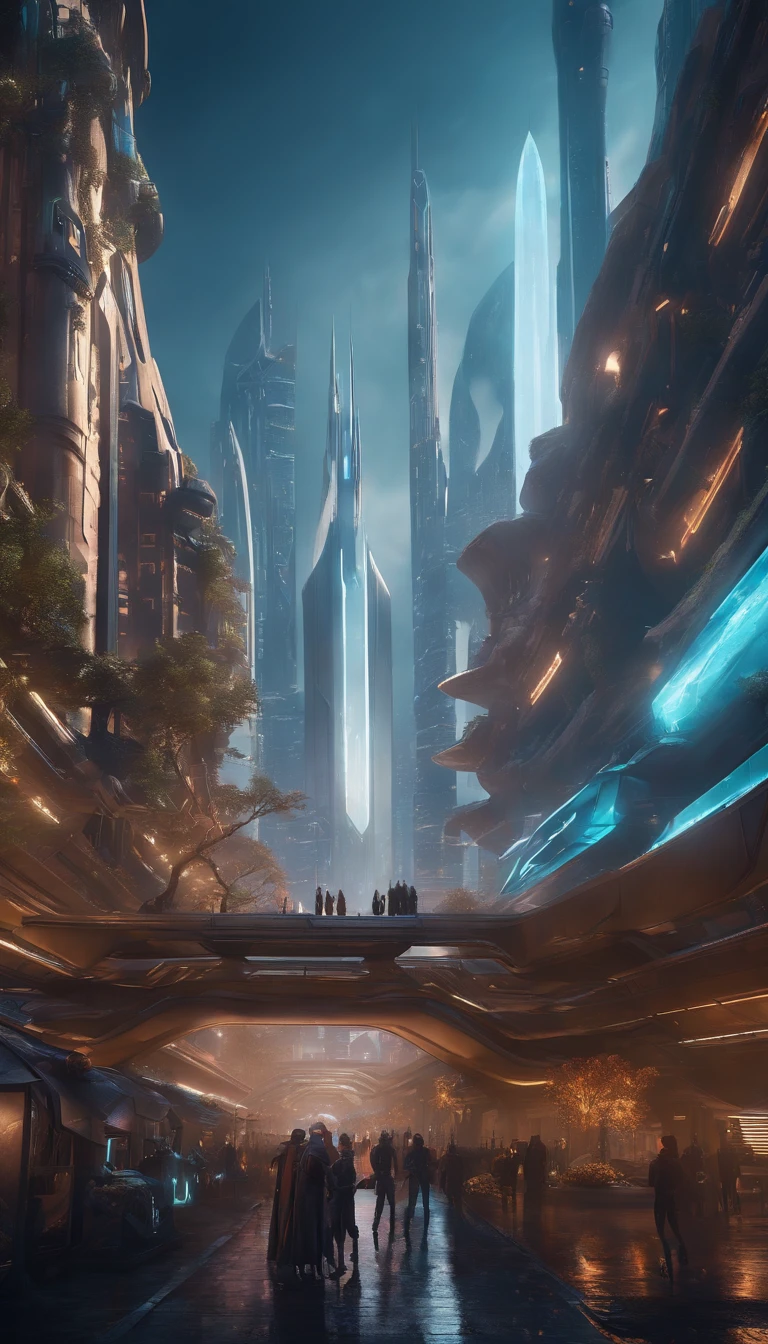 Futuristic city, Valorant legion, the characters have a powers, 4K, Ultra High Definition, 16K