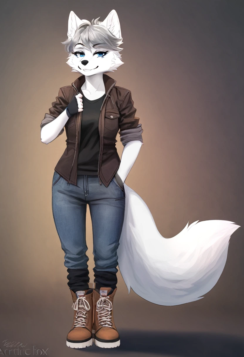 Arctic fox as a mature Tomboy 