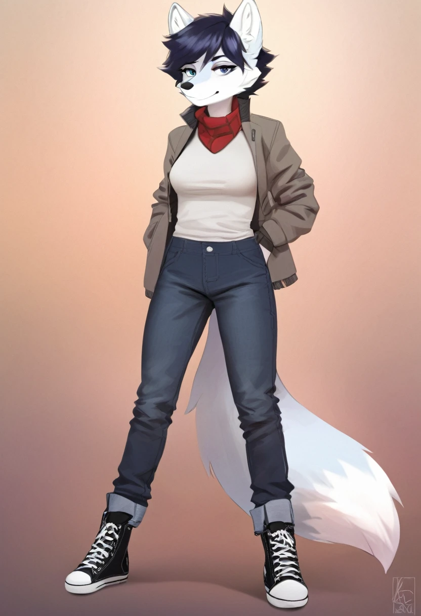 Arctic fox as a mature Tomboy 