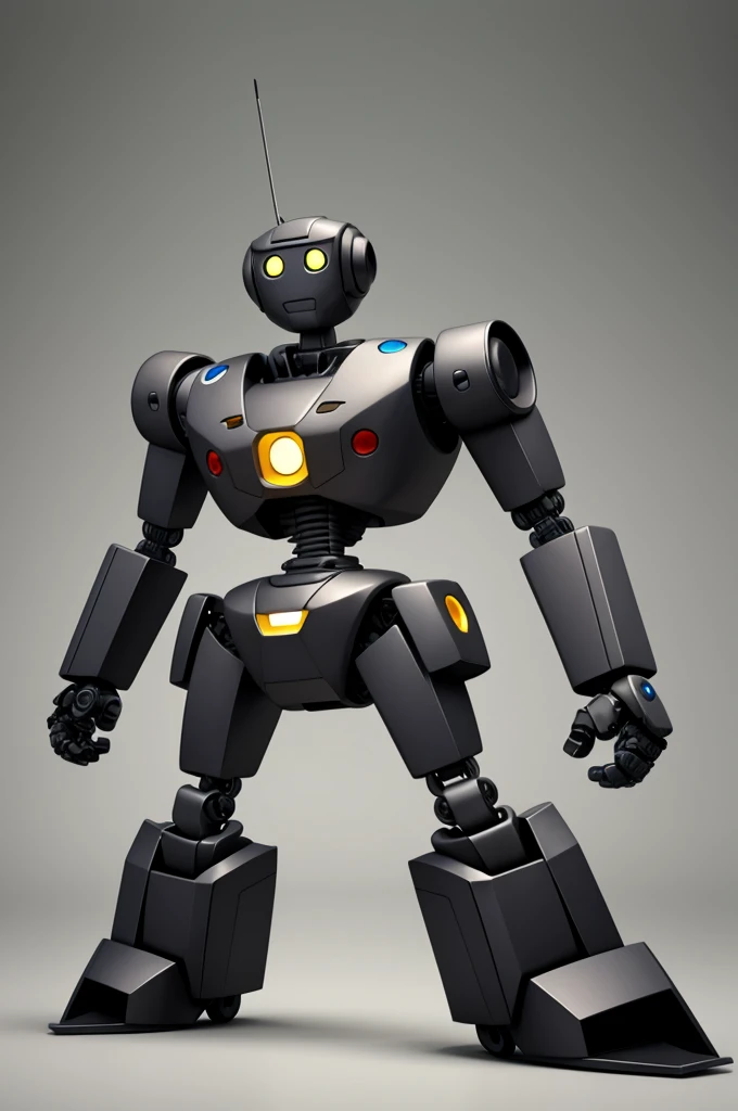 A cartoony robot