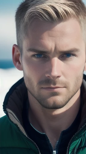 Men Icelandic focus in face