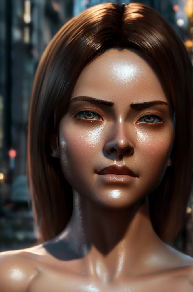 there is a woman with a surprised look on her face, mark brooks and brad kunkle, the best on cgsociety, promotional images, best on cgsociety, makeup. unreal engine, unreal engine render + a goddess, stunning cgsociety, 8k stunning artwork, artgerm ; 3d unreal engine, still from alita, cgsociety unreal engine