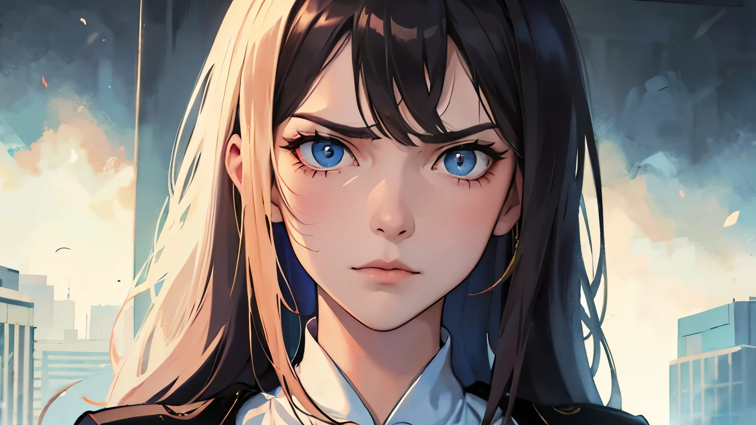 Cold Stare　Glare　Face gasping
