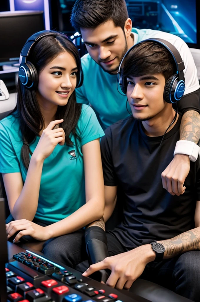 gamer couple