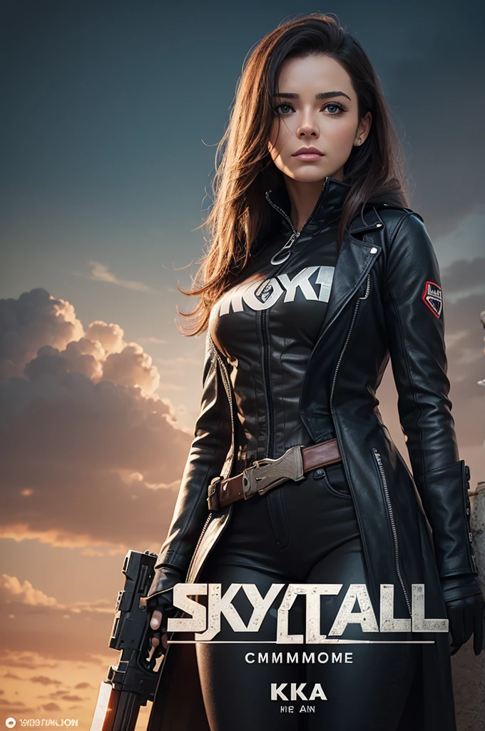 Crie uma logo para um site e-commerce com o tema sky Fall