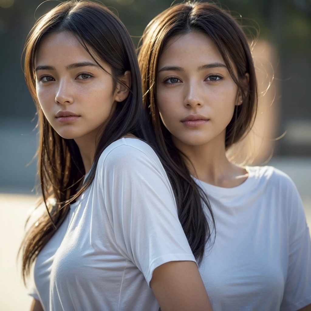 dressed, (photo realistic:1.4), (hyper realistic:1.4), (realistic:1.3), (smoother lighting:1.05), (increase cinematic lighting quality:0.9), 32K, 1girl,20yo girl, realistic lighting, backlighting, light on face, ray trace, (brightening light:1.2), (Increase quality:1.4), (best quality real texture skin:1.4), finely detailed eyes, finely detailed face, finely quality eyes, (tired and sleepy and satisfied:0.0), face closeup, t-shirts, (Increase body line mood:1.1), (Increase skin texture beauty:1.1)