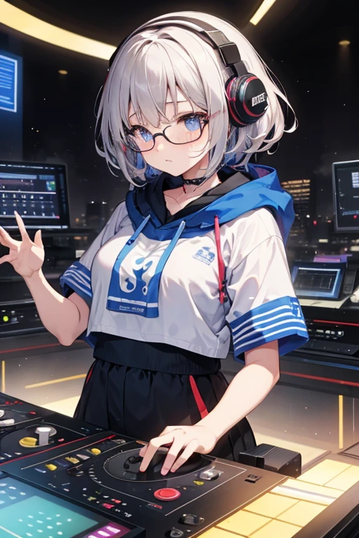 A background filled with scattered musical notes in various sizes and colors
A background completely filled with scattered musical notes in various sizes and colors, covering the entire screen.
beautiful girl colorful image
disk jockey DJ mixer
Glasses girl Glasses girl Glasses girl