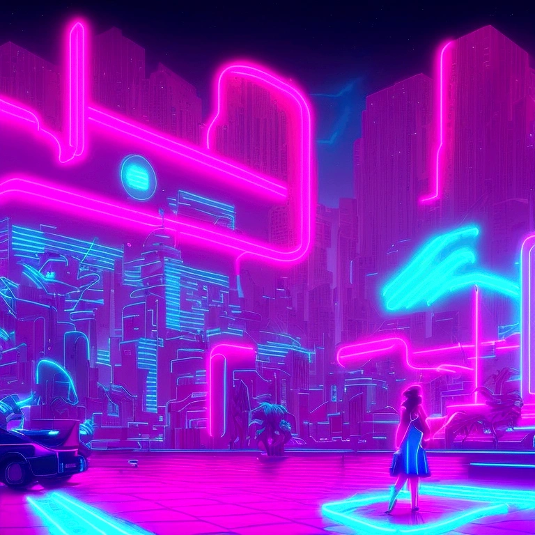 neon girl with a cup of coffee in her hands, glowwave girl portrait, neon digital art, glowing neon, neon glow concept art, neon outline, neon outlines, neon art style, [ synthwave art style ]!! ]!!, synthwave art style ]!!, [ synthwave art style ]!!, synthwave art, neon art, jen bartel