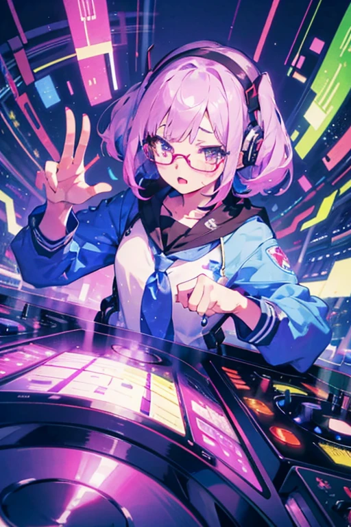 A background filled with scattered musical notes in various sizes and colors
A background completely filled with scattered musical notes in various sizes and colors, covering the entire screen.
beautiful girl colorful image
disk jockey DJ mixer
Glasses girl Glasses girl Glasses girl