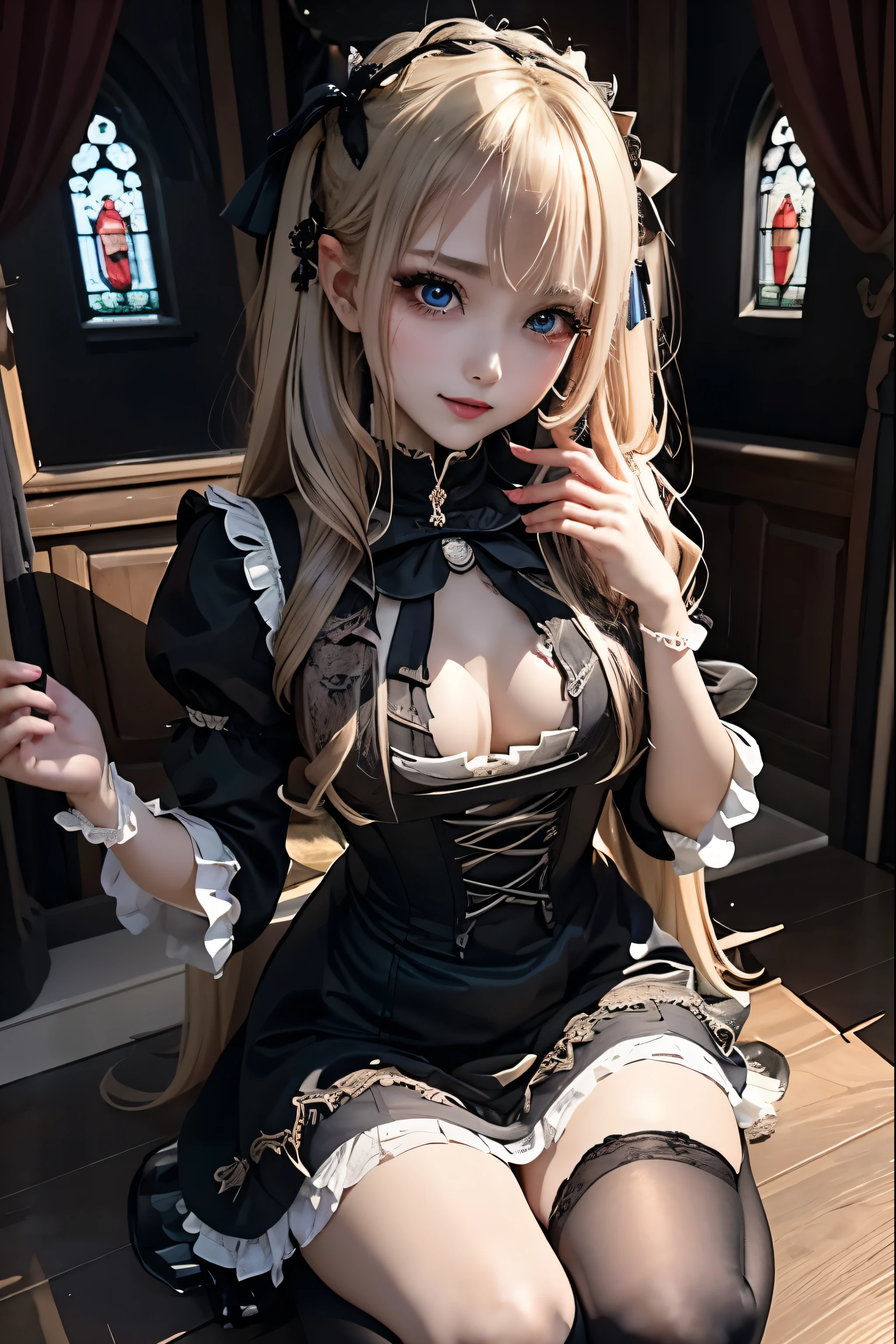 Hard Dark Gothic Makeup、Black dark eyeshadow、sad、Good skin radiance、Dark Gothicメイク、Dark smile、palace、The beauty of fragrance、24-years-old、Expression of intense sexual pleasure、Embarrassed look、Dark Gothic、Highest quality、Expression of sexual pleasure amid suffering、Drunk face、紫のMaid clotheysterious、Noble、The face of someone holding it in the toilet、sexy、Loving smile、Twin tail hair、Right blue eye, Left eye is red、Super tempting pose、Platform Heel Shoes、Heavy makeup、Gothic Lolita clothes、Silver Hair、Long Hair Straight Hair、Cute Gothic Lolita Dress、Beautiful Face、elegant features、Attractive face、Stained glass is the background、Chest glistening with sweat、The room is dark、goth long dress、Bell Sleeves、Wizard Sleeve、Decadent look、Sexually excited expression、Glossy thighs wet with water、Thighs that are wet and shiny with oil、Background of a room full of roses、sad expression、Rose Maiden、The embroidery is pink、The dress has pink embroidery.、Thigh-high socks、Knee-high socks、Gentle expression、Dark black eyeshadow、Stained glass and rose background、thighs are a little thin、Female Duo、Female couple、dark church background、Stained glass、Black metal world、Dark Castle、Dark Room、Slender body、gothic long dress、Victorian dress、Small breasts、Hold the wine in your right hand、Hold the lantern in your left hand、pantyhose、Sit on the bed、The bed is covered with roses、Lying in bed、Her thighs are shining with sweat、My body is wet and shiny、Lots of glitter on the thighs、sweating、My thighs are sticky from sweating、Sweat glistening on my thighs, The whole body is sweaty and shiny、I sweated a lot.、My thighs are sweaty、My thighs are wet、My thighs are shining with sweat、A lot of sweat glistening all over the body、Slender body、