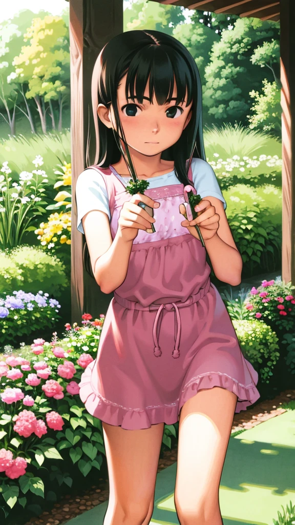 Girl、garden