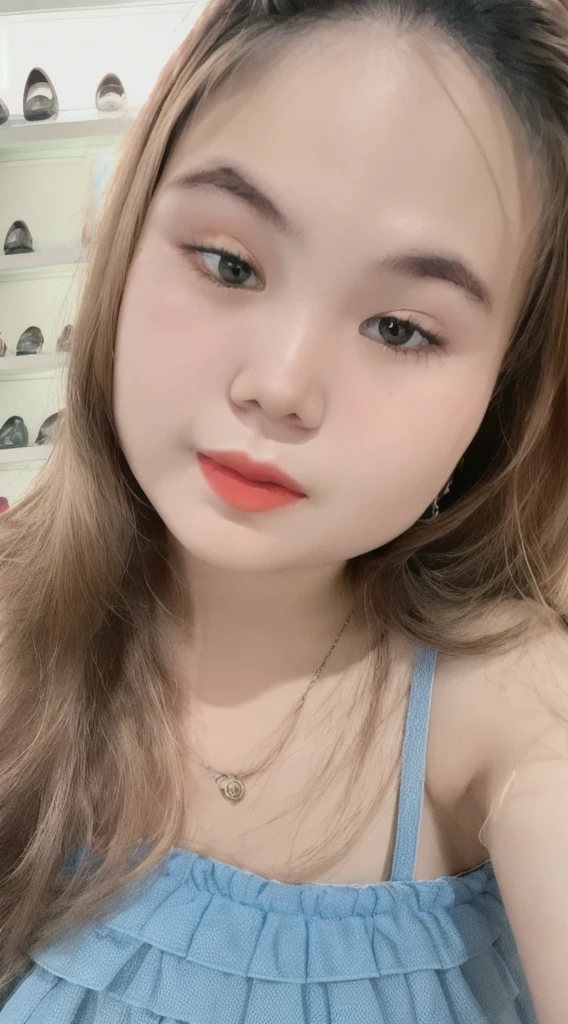 ((Realistic lighting, best qualtiy, 8K, tmasterpiece:1.3)), sharp focus:1.2, 1girll,petty face,skinny and thin, Beautiful Women with Perfect Figure:1.4, , ((Reddish brown hair)), (sheer camisole top, sheer mini skirt),Ultra-fine face,Fine eyes,double eyelid,with blue sky and white clouds,In the vast steppe sky road。