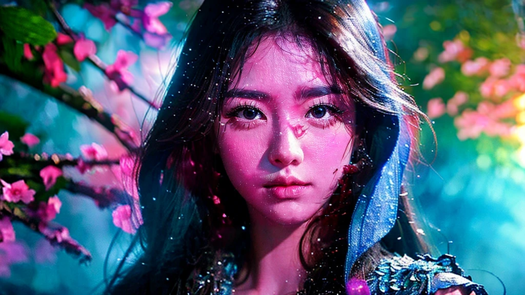 1 girl, beautiful detailed eyes, beautiful detailed lips, extremely detailed eyes and face, long eyelashes, priscilla the hybrid, smiling, intricate details, fantasy portrait, highly detailed fantasy character, ethereal, glowing skin, flowing hair, vibrant colors, dramatic lighting, chiaroscuro, digital painting, (best quality,4k,8k,highres,masterpiece:1.2),ultra-detailed,(realistic,photorealistic,photo-realistic:1.37)