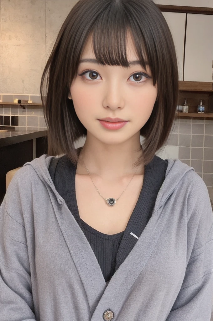 (Sexual climax:1.5),short hair,Part-time job at a bar,8-year-old,(Super cute Japan person:1.5),Detailed face,(Beautiful symmetry with an eye for detail:2.0),Natural Makeup