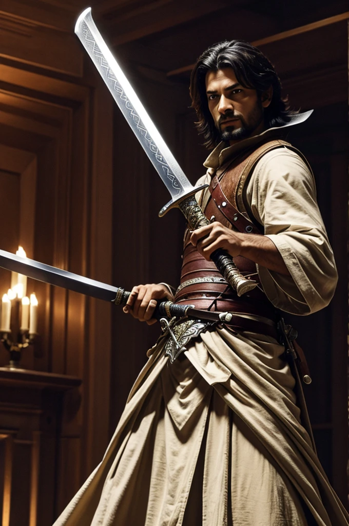 A sword 
