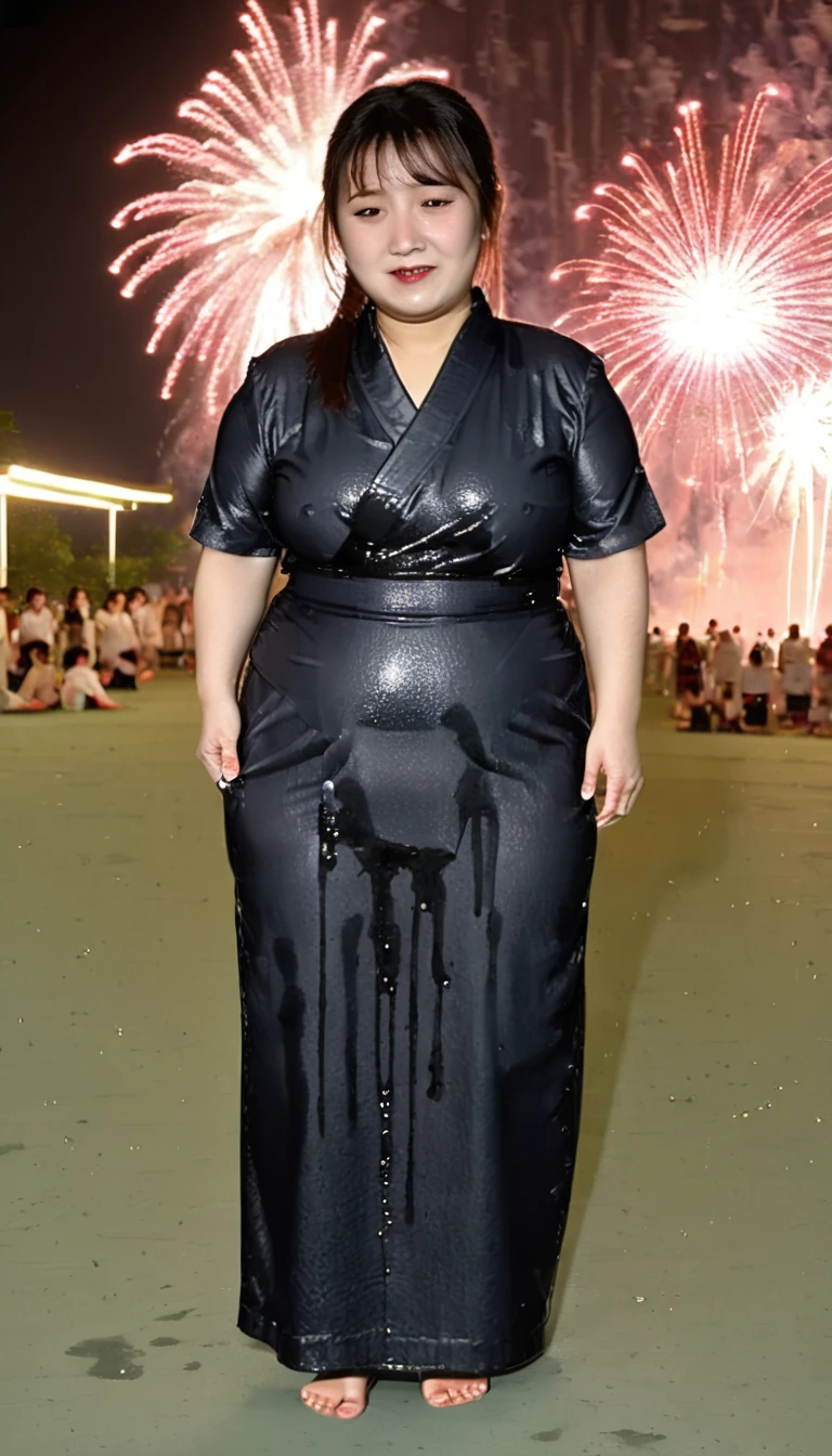 1woman,(masterpiece:1.8),photo-realistic,16k,(beautiful 30s japanese plump lady:1.3),(yukata:1.4),sandals,(whimpering:1.6),(panicking:1.6),(crying:1.7),(handing on wetting crotch with both hands:1.2),(night,park,fireworks:1.4),(crowd kids:1.1),(wetting:1.3),(dripping pee:1.3),long hair,straight hair,black eyes,MILF,curvy,(huge breasts:1.2), makeup,lipstick,eyeliner,mascara,eyeshadow